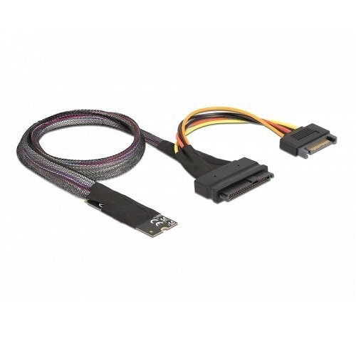 Delock M.2 Key M to U.2 SFF-8639 NVMe Adapter with 0.5m Kabel | 62984