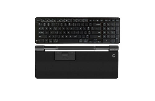 Drátové připojení myš Obrys RollerMouse Pro Regular Vegan Leather + Balance Keyboard BK CDRMPROUS10213