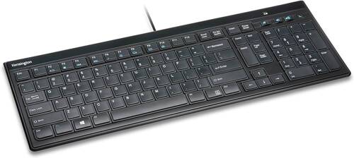 Klávesnice Drátové připojení Kensington Advance Fit™ QWERTZ