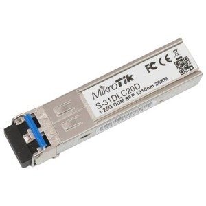 Modul SFP Mikrotik S-31DLC20D LC 1,25 Gbps SFP 20 km