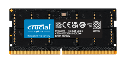 Paměť RAM 1 x 32GB Crucial SO-DIMM DDR5 4800MHz PC5-38400 | CT32G48C40S5