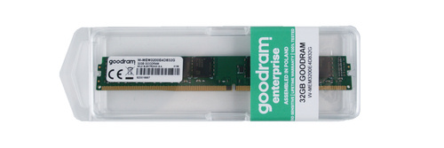 Paměť RAM 1x 16GB GoodRAM ECC UNBUFFERED DDR4 2Rx8 3200MHz PC4-25600 UDIMM | W-MEM3200E4D816G