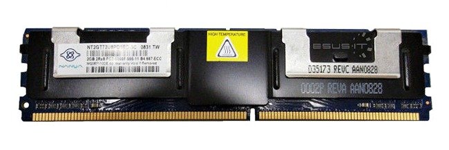 Paměť RAM 1x 2GB Nanya ECC FULLY BUFFERED DDR2 667MHz PC2-5300 FBDIMM | NT2GT72U4NB1BN-3C