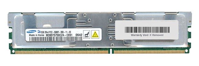 Paměť RAM 1x 2GB Samsung ECC FULLY BUFFERED DDR2 667MHz PC2-5300 FBDIMM | M395T5750CZ4-CE61