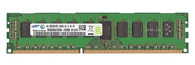 Paměť RAM 1x 2GB Samsung ECC REGISTERED DDR3 1333MHz PC3-10600 RDIMM | M393B5673GB0-CH9