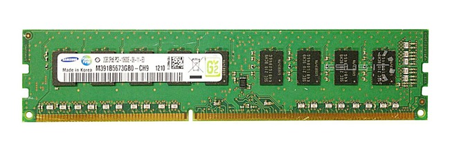 Paměť RAM 1x 2GB Samsung ECC UNBUFFERED DDR3 2Rx8 1333MHz PC3-10600 UDIMM | M391B5673GB0-CH9