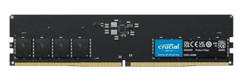 Paměť RAM 1x 32GB Crucial NON-ECC UNBUFFERED DDR5 4800MHz PC5-38400 UDIMM | CT32G48C40U5