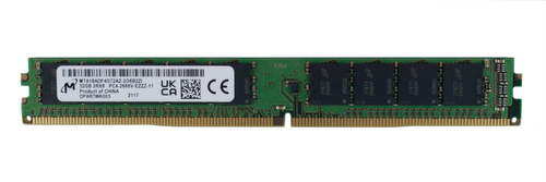 Paměť RAM 1x 32GB Micron ECC UNBUFFERED DDR4 2Rx8 2666MHz PC4-21300 UDIMM | MTA18ADF4G72AZ-2G6