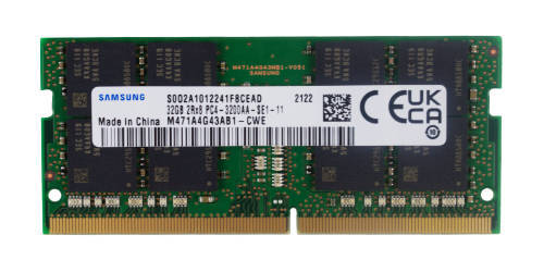 Paměť RAM 1x 32GB Samsung SO-DIMM DDR4 3200MHz PC4-25600 | M471A4G43AB1-CWE