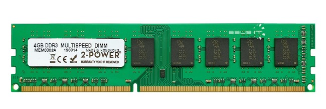 Paměť RAM 1x 4GB 2-POWER NON-ECC UNBUFFERED DDR3 1600MHz PC3-12800 UDIMM | MEM0303A