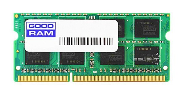 Paměť RAM 1x 4GB GoodRAM SO-DIMM DDR3 1333MHz PC3-10600 | W-AMM13334G