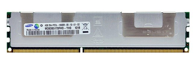 Paměť RAM 1x 4GB Samsung ECC REGISTERED DDR3 1333MHz PC3-10600 RDIMM | M393B5170FHD-YH9