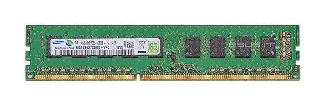 Paměť RAM 1x 4GB Samsung ECC UNBUFFERED DDR3 2Rx8 1600MHz PC3-12800 UDIMM | M391B5273DH0-CK0