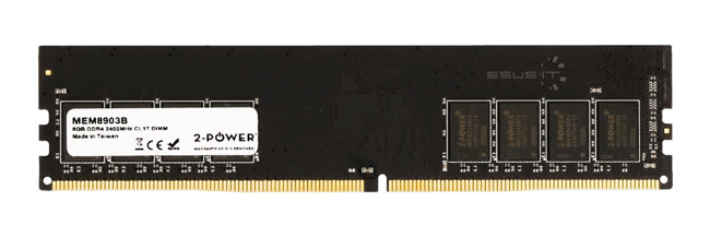 Paměť RAM 1x 8GB 2-POWER NON-ECC UNBUFFERED DDR4 2400MHz PC4-19200 UDIMM | MEM8903B