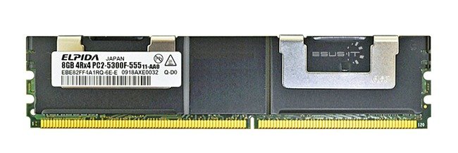 Paměť RAM 1x 8GB ELPIDA ECC FULLY BUFFERED DDR2 667MHz PC2-5300 FBDIMM | EBE82FF4A1RQ-6E-E