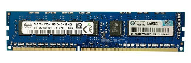 Paměť RAM 1x 8GB Hynix ECC UNBUFFERED DDR3 1866MHz PC3-14900 UDIMM | HMT41GU7AFR8C-RD