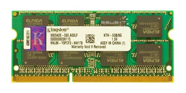 Paměť RAM 1x 8GB Kingston SO-DIMM DDR3 1333MHz PC3-10600 | KTH-X3B/8G