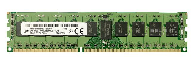 Paměť RAM 1x 8GB Micron ECC REGISTERED DDR3 1600MHz PC3-12800 RDIMM | MT18KSF1G72PDZ-1G6