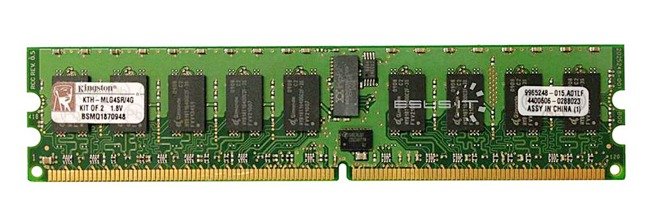 Paměť RAM 2x 2GB Kingston ECC REGISTERED DDR2 400MHz PC2-3200 RDIMM | KTH-MLG4SR/4G