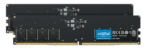 Paměť RAM 2x 8GB Crucial NON-ECC UNBUFFERED DDR5 4800MHz PC5-38400 UDIMM | CT2K8G48C40U5