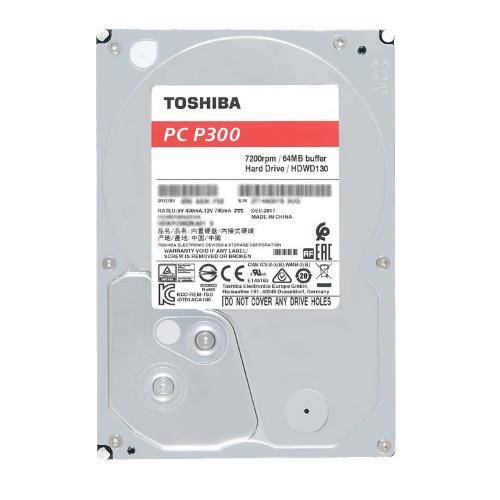 Pevný disk TOSHIBA P300 3.5'' HDD 1TB 7200RPM SATA 6Gb/s 128MB | HDWD110UZSVA