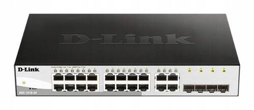 Přepínač D-Link DGS-1210-20/E 16x 1Gb 4x SFP