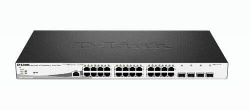 Přepínač D-Link DGS-1210-28MP/E 24x 1Gb 4x RJ-45/SFP 370 W PoE+