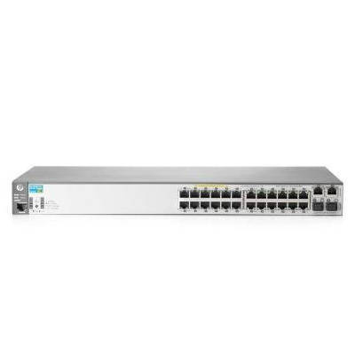 Přepínač HPE J9624A-RFB 24x 100Mb 2x SFP 128 W PoE+