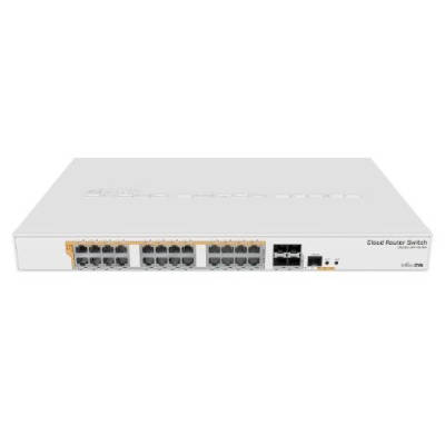 Přepínač Mikrotik CRS328-24P-4S+RM 24x 1Gb 4x SFP+ 450 W PoE+