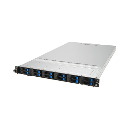 Serverová platforma ASUS 1U RS700A-E12-RS12U/10G/2.6kW/12NVMe/GPU 90SF02D1-M006Z0 AMD x 2 DDR5 x 24 12 x 2.5" SATA/SAS/NVME PSU 1+1