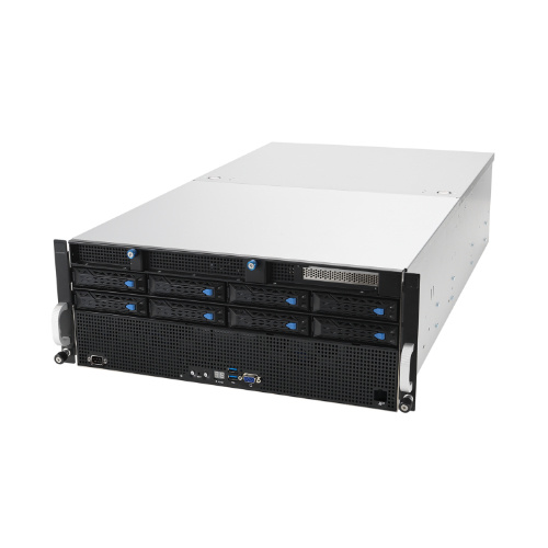 Serverová platforma ASUS 4U ESC8000A-E11-SKU1/3KW(2+2)/2PCIe/2NVMe 90SF0214-M000V0 AMD x 2 DDR4 x 32 10 x 2.5" SATA/SAS+2NVME PSU 2+2