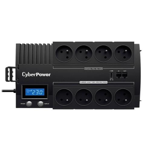 UPS CyberPower BRICs LCD BR1200ELCD-FR 720W 8 zásuvky FR nová 2 letá záruka