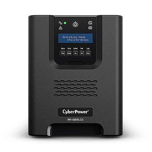 UPS CyberPower Professional Tower PR1500ELCD 1350W 8 zásuvky C13 nová 2 letá záruka