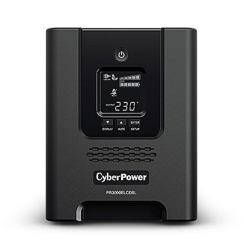 UPS CyberPower Professional Tower PR3000ELCDSL 2700W 9 zásuvky C19/C13 nová 2 letá záruka