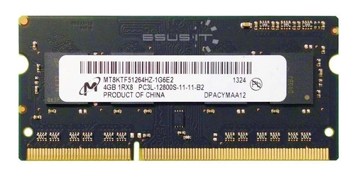 Paměť RAM 1x 4GB Micron SO-DIMM DDR3 1600MHz PC3-12800 | MT8KTF51264HZ-1G6