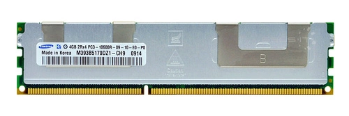 Paměť RAM 1x 4GB Samsung ECC REGISTERED DDR3 1333MHz PC3-10600 RDIMM | M393B5170DZ1-CH9