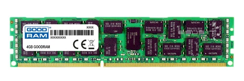 Paměť RAM 1x 4GB GoodRAM ECC REGISTERED DDR3 2Rx8 1333MHz PC3-10600 RDIMM | W-MEM1333R3D84G