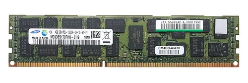 Paměť RAM 1x 4GB Samsung ECC REGISTERED DDR3 1333MHz PC3-10600 RDIMM | M393B5170FH0-CH9