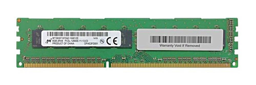 Paměť RAM 1x 8GB Micron ECC UNBUFFERED DDR3 1600MHz PC3-12800 UDIMM | MT18KSF1G72AZ-1G6