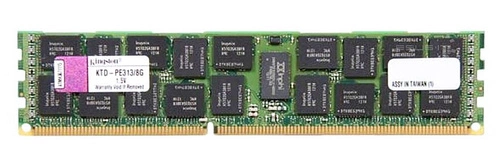 Paměť RAM 1x 8GB Kingston ECC REGISTERED DDR3 1333MHz PC3-10600 RDIMM | KTD-PE313/8G