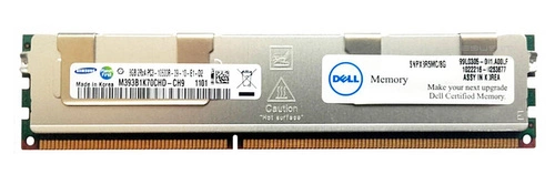 Paměť RAM 1x 8GB DELL PowerEdge & Precision Workstation DDR3 1333MHz ECC REGISTERED DIMM | M393B1K70CHD-CH9