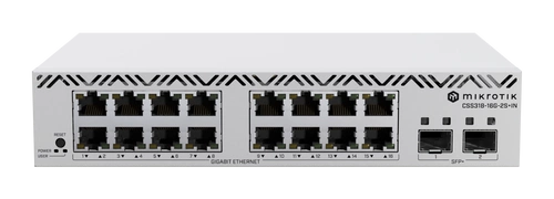Přepínač Mikrotik CSS318-16G-2S+IN 16x 100/1000 2x SFP+