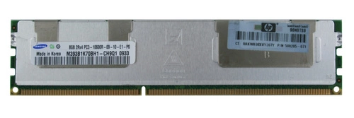 Paměť RAM 1x 8GB Samsung ECC REGISTERED DDR3 1333MHz PC3-10600 RDIMM | M393B1K70BH1-CH9