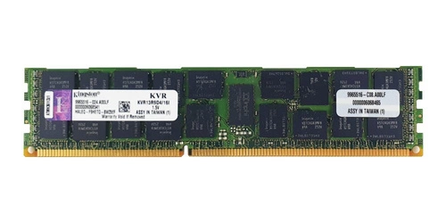 Paměť RAM 1x 16GB Kingston ECC REGISTERED DDR3 1333MHz PC3-10600 RDIMM | KVR13R9D4/16I